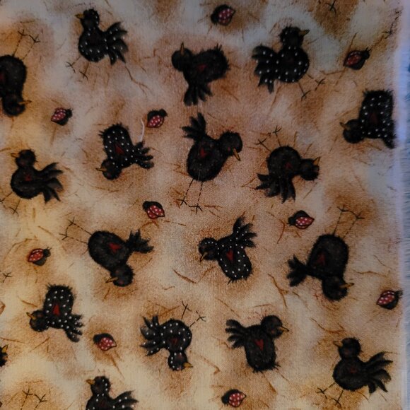 Chickens, Ducks, Turkeys, Fabric Scrap Pieces - 8 oz. - Picture 8 of 9